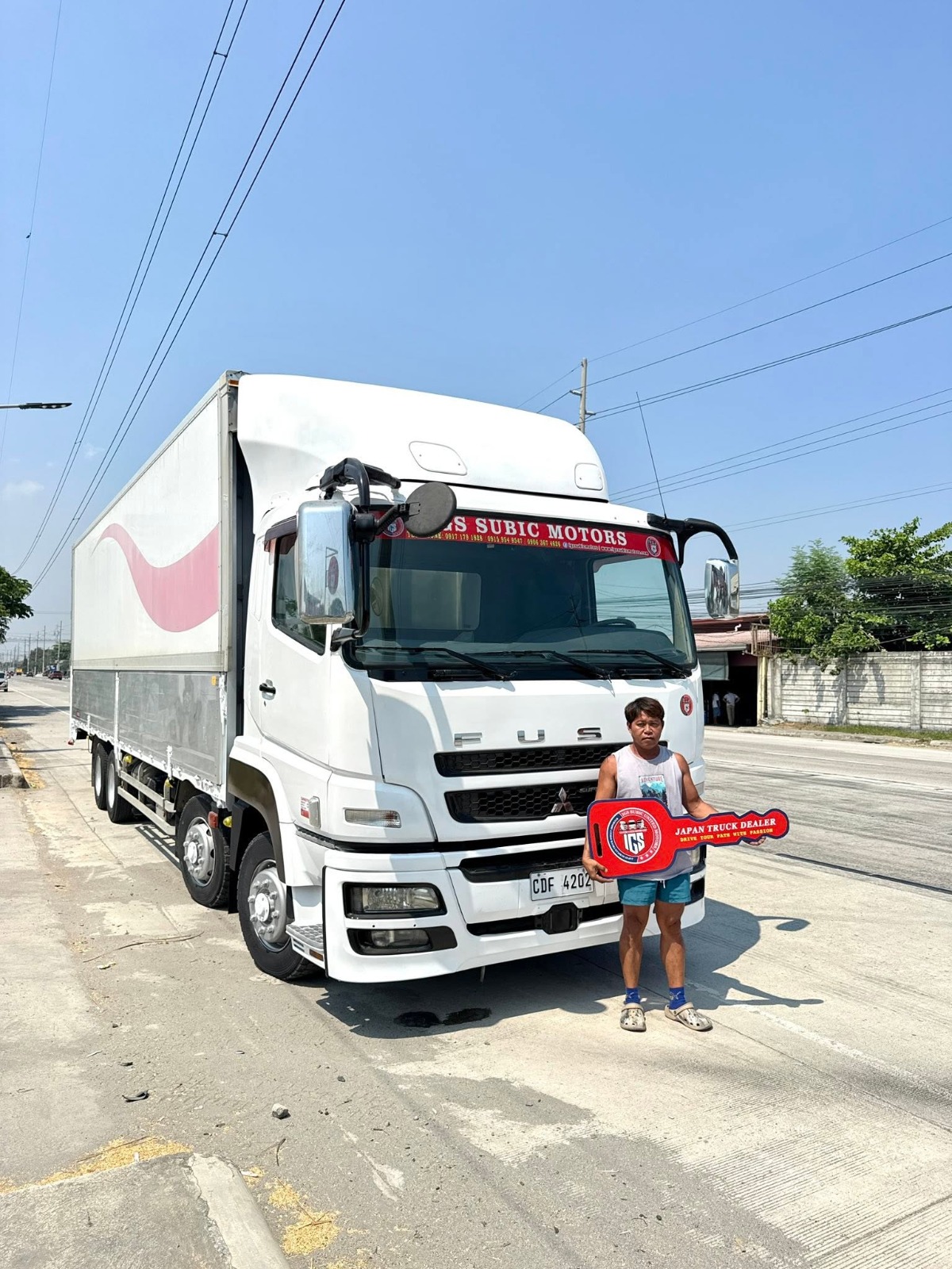 Truck sold and delivered by Subic Motors — 14